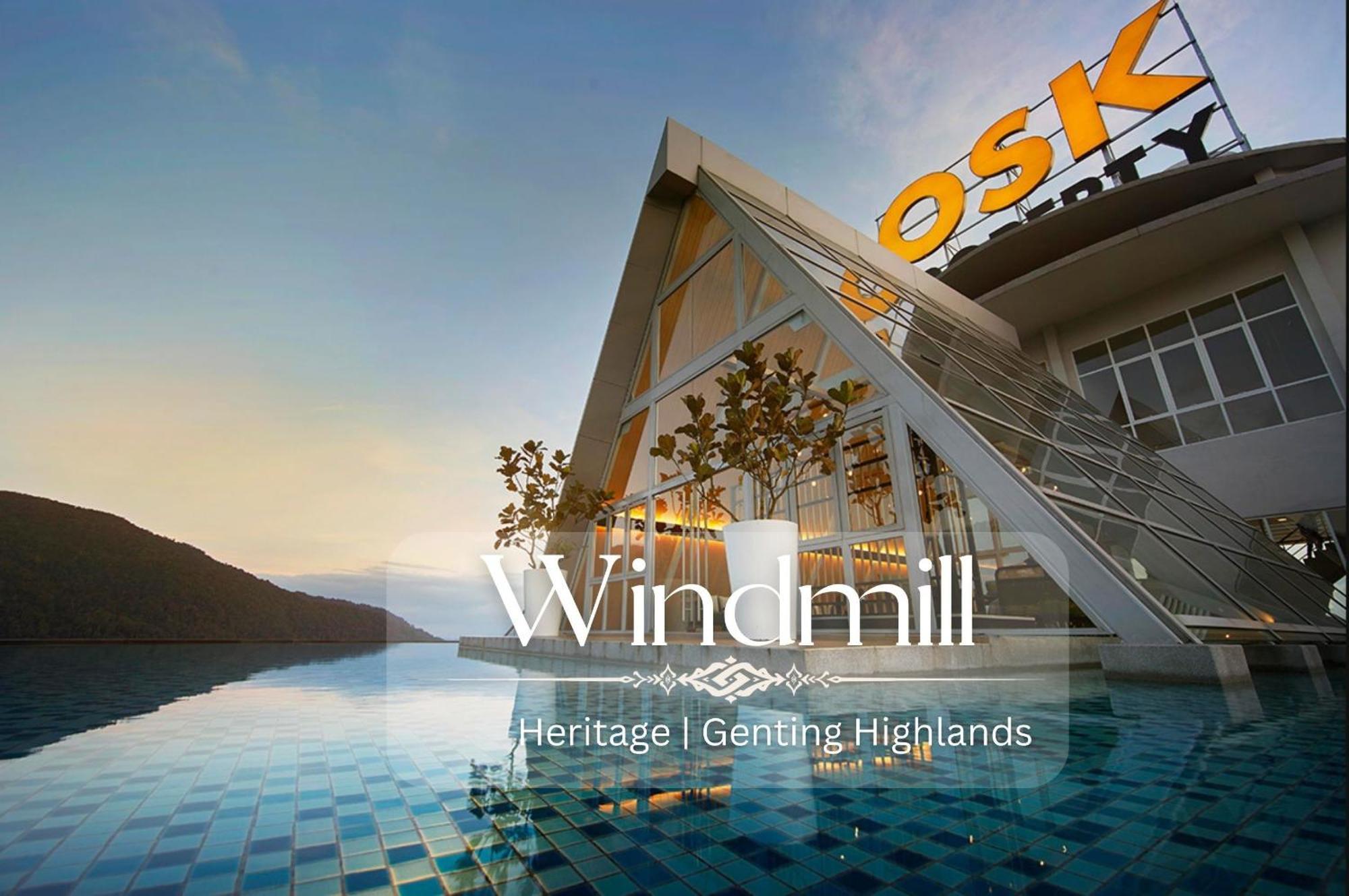 Windmill Upon Hills Luxurious Sky Villa 360 Sky Pool Heated Pool Mountainous Genting View Genting Highland By Heritage Resorts World Genting Esterno foto