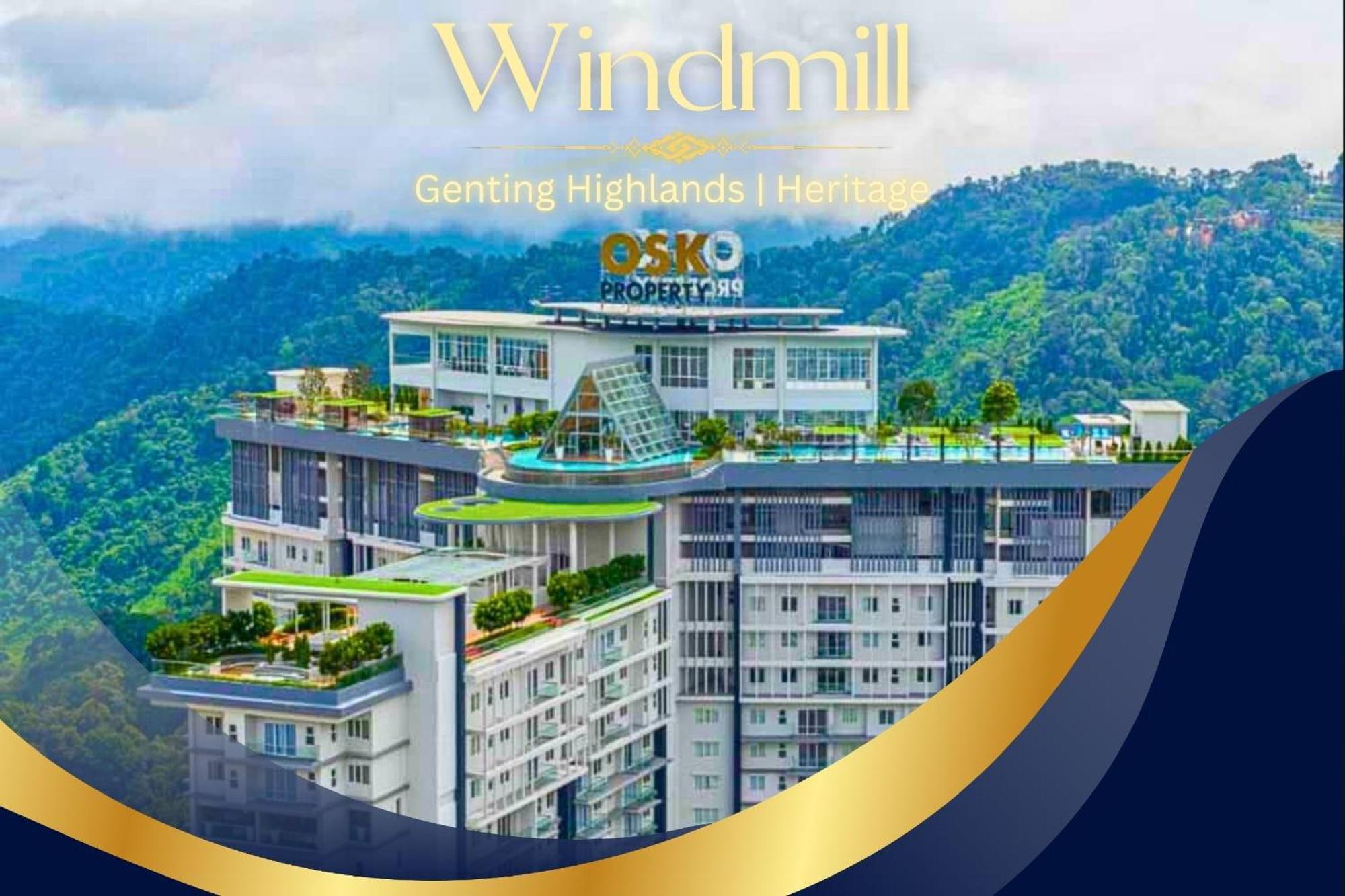 Windmill Upon Hills Luxurious Sky Villa 360 Sky Pool Heated Pool Mountainous Genting View Genting Highland By Heritage Resorts World Genting Esterno foto